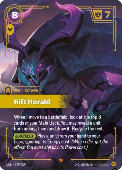 Rift Herald - Foil (Unleashed)(UNL-179/219)(E)