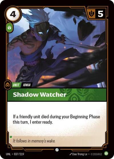 Shadow Watcher - Foil (Unleashed)(UNL-037/219)(C)