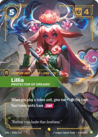 Lillia, Protector of Dreams - Alternate Art - Foil (Unleashed)(UNL-058a/219)(O/AA)