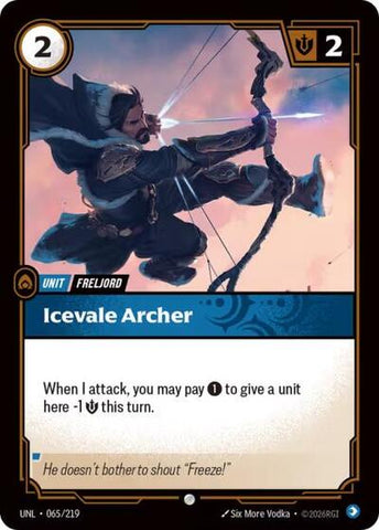 Icevale Archer - Foil (Unleashed)(UNL-065/219)(C)