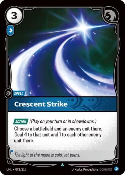 Crescent Strike  (Unleashed)(UNL-072/219)(U)