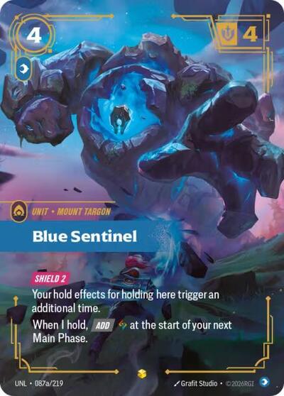 Blue Sentinel - Alternate Art - Foil (Unleashed)(UNL-087a/219)(O/AA)