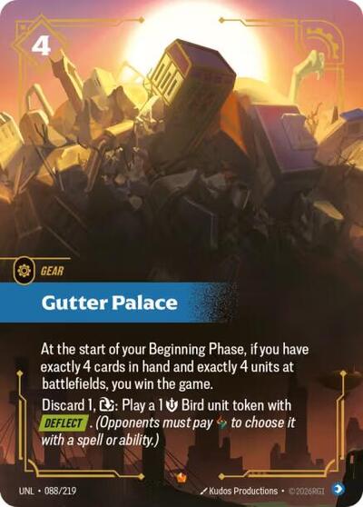 Gutter Palace - Foil (Unleashed)(UNL-088/219)(E)