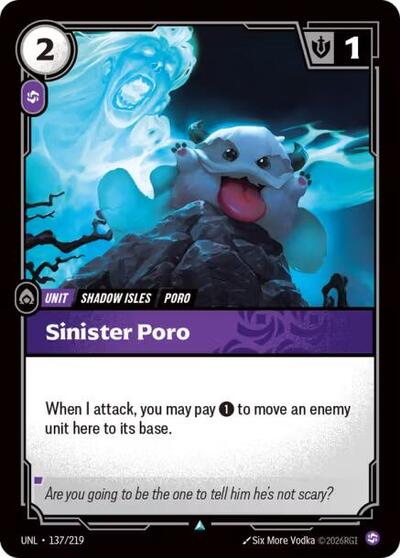 Sinister Poro  (Unleashed)(UNL-137/219)(U)