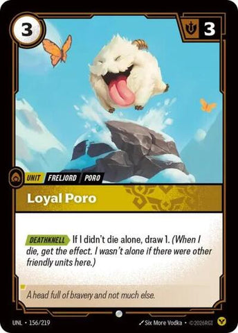 Loyal Poro - Foil (Unleashed)(UNL-156/219)(C)