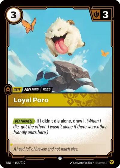 Loyal Poro  (Unleashed)(UNL-156/219)(C)