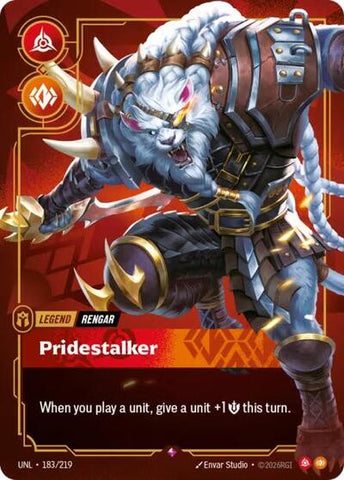 Rengar, Pridestalker - Foil (Unleashed)(UNL-183/219)(R)