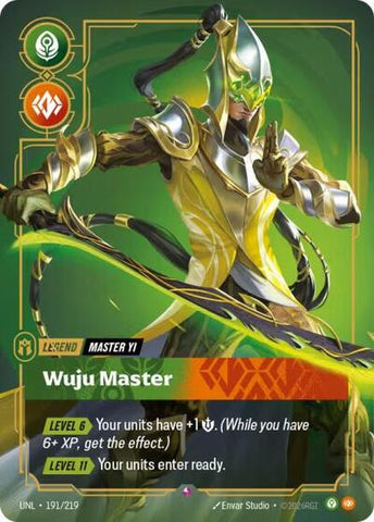 Master Yi, Wuju Master - Foil (Unleashed)(UNL-191/219)(R)