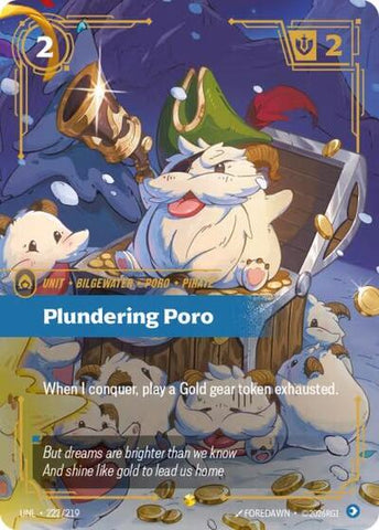 Plundering Poro - Overnumbered - Foil (Unleashed)(UNL-222/219)(O/AA)