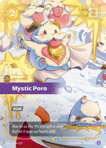Mystic Poro - Overnumbered - Foil (Unleashed)(UNL-224/219)(O/AA)