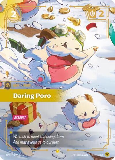 Daring Poro - Overnumbered - Foil (Unleashed)(UNL-225/219)(O/AA)