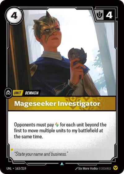 Mageseeker Investigator - Foil (Unleashed)(UNL-163/219)(U)