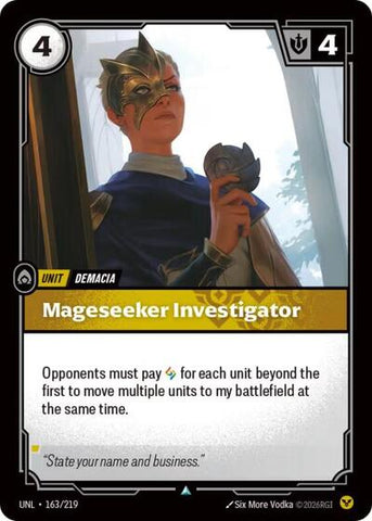 Mageseeker Investigator  (Unleashed)(UNL-163/219)(U)