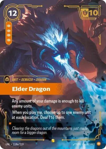 Elder Dragon - Alternate Art - Foil (Unleashed)(UNL-118a/219)(O/AA)