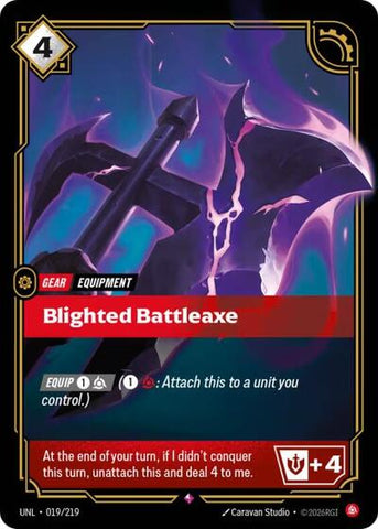 Blighted Battleaxe - Foil (Unleashed)(UNL-019/219)(R)