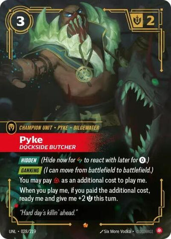 Pyke, Dockside Butcher - Foil (Unleashed)(UNL-028/219)(E)