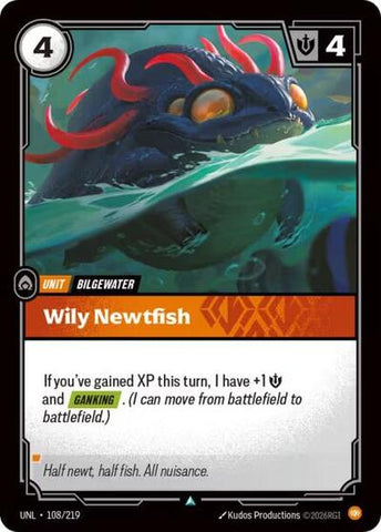 Wily Newtfish  (Unleashed)(UNL-108/219)(U)