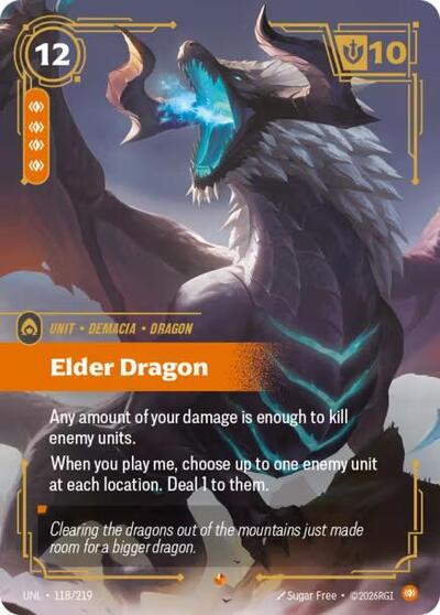Elder Dragon - Foil (Unleashed)(UNL-118/219)(E)