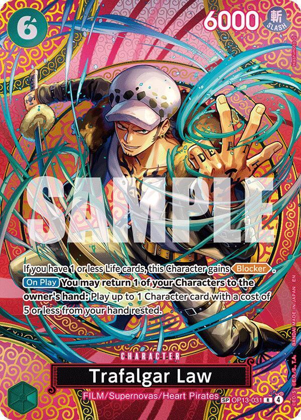 Trafalgar Law (SP) - Foil (Adventure on Kami's Island)(OP13-031)(R)