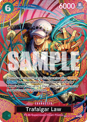 Trafalgar Law (SP) - Foil (Adventure on Kami's Island)(OP13-031)(R)