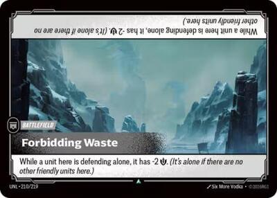 Forbidding Waste  (Unleashed)(UNL-210/219)(U)