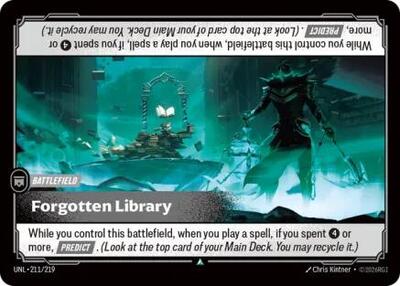 Forgotten Library - Foil (Unleashed)(UNL-211/219)(U)