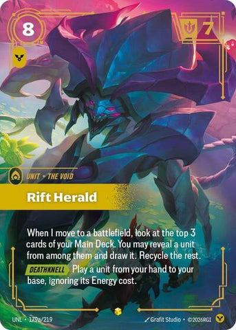 Rift Herald - Alternate Art - Foil (Unleashed)(UNL-179a/219)(O/AA)
