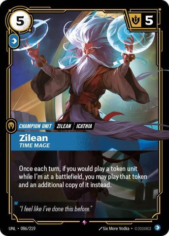 Zilean, Time Mage - Foil (Unleashed)(UNL-086/219)(R)