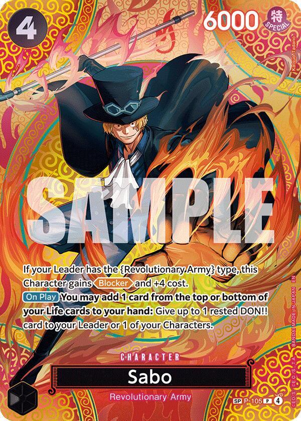 Sabo (P-105) (SP) - Foil (Adventure on Kami's Island)(P-105)(PR)