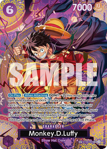 Monkey.D.Luffy (SP) - Foil (Adventure on Kami's Island)(ST26-005)(SR)