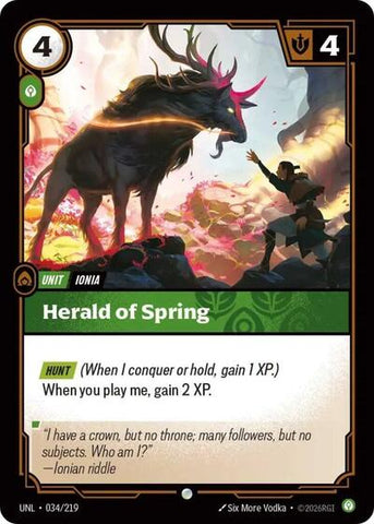 Herald of Spring - Foil (Unleashed)(UNL-034/219)(C)
