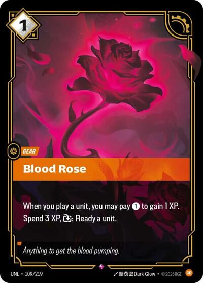 Blood Rose - Foil (Unleashed)(UNL-109/219)(R)