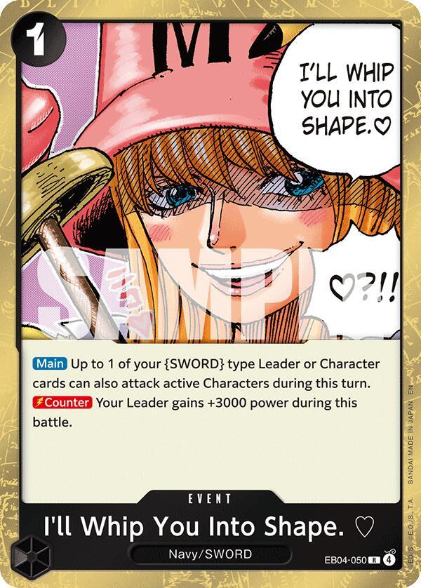 I'll Whip You Into Shape. - Foil (Adventure on Kami's Island)(EB04-050)(R)