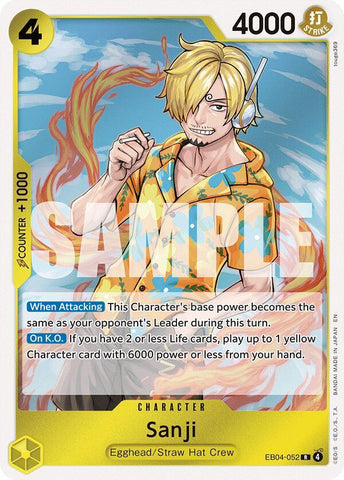 Sanji (EB04-052) - Foil (Adventure on Kami's Island)(EB04-052)(R)