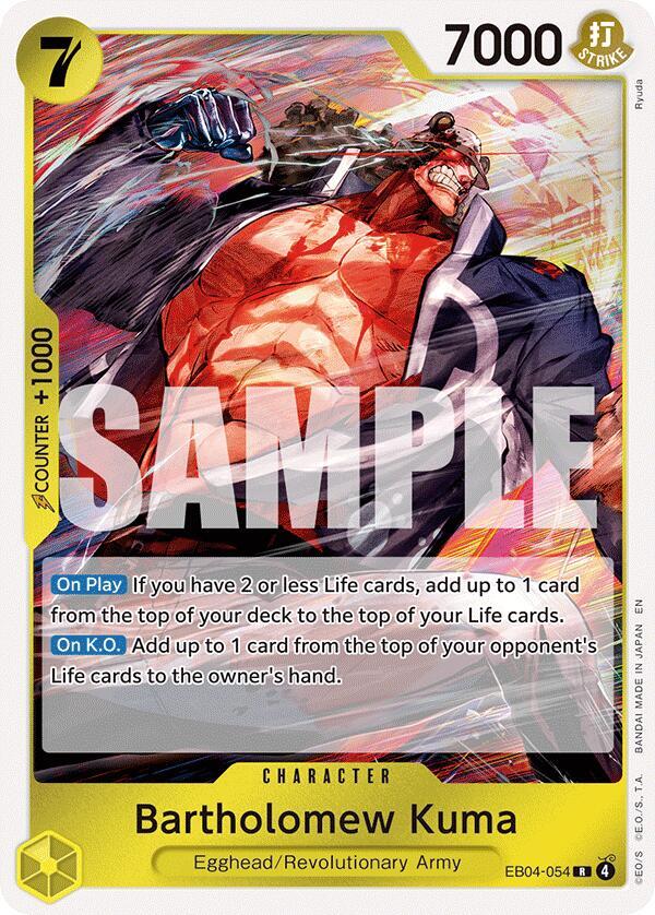 Bartholomew Kuma (EB04-054) - Foil (Adventure on Kami's Island)(EB04-054)(R)