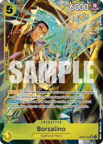 Borsalino - Alternate Art - Foil (Adventure on Kami's Island)(EB04-058)(SR)