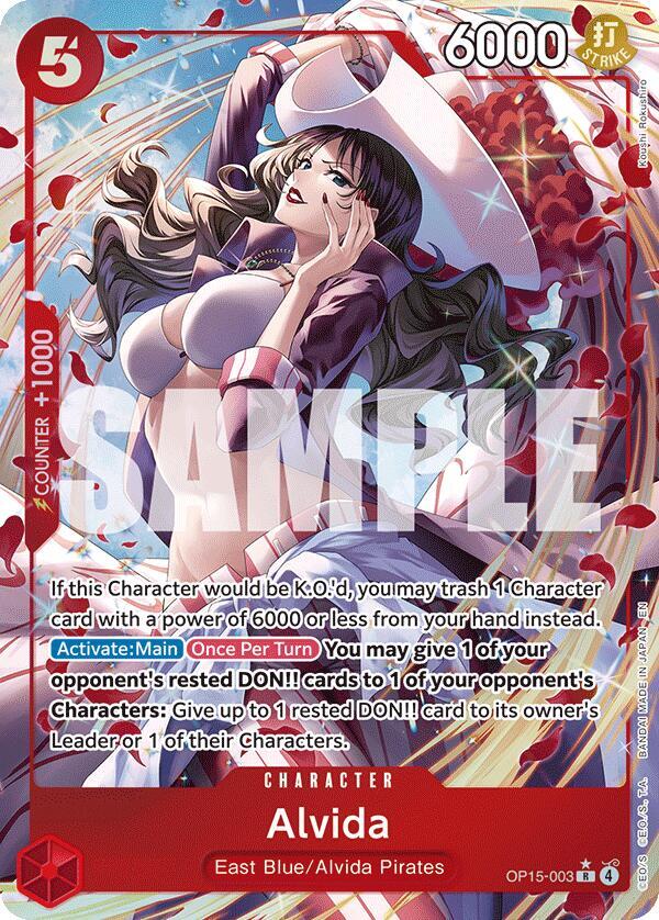 Alvida - Alternate Art - Foil (Adventure on Kami's Island)(OP15-003)(R)