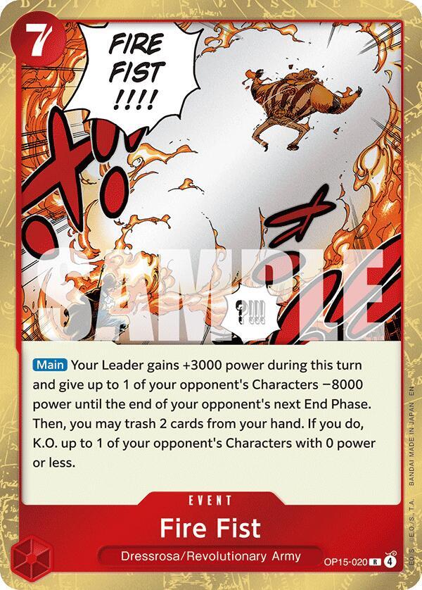 Fire Fist - Foil (Adventure on Kami's Island)(OP15-020)(R)