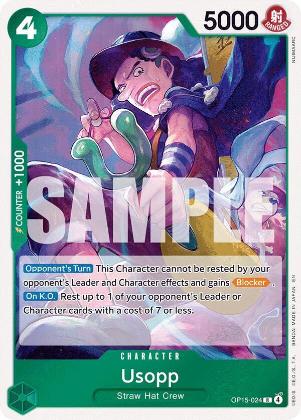 Usopp - Foil (Adventure on Kami's Island)(OP15-024)(R)