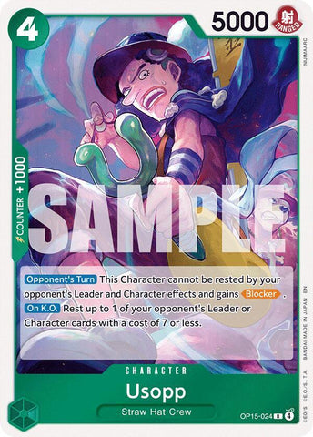 Usopp - Foil (Adventure on Kami's Island)(OP15-024)(R)