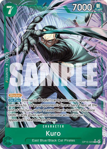 Kuro - Alternate Art - Foil (Adventure on Kami's Island)(OP15-025)(R)