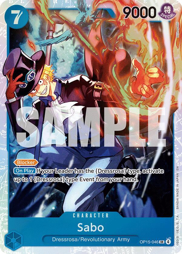 Sabo - Foil (Adventure on Kami's Island)(OP15-046)(SR)
