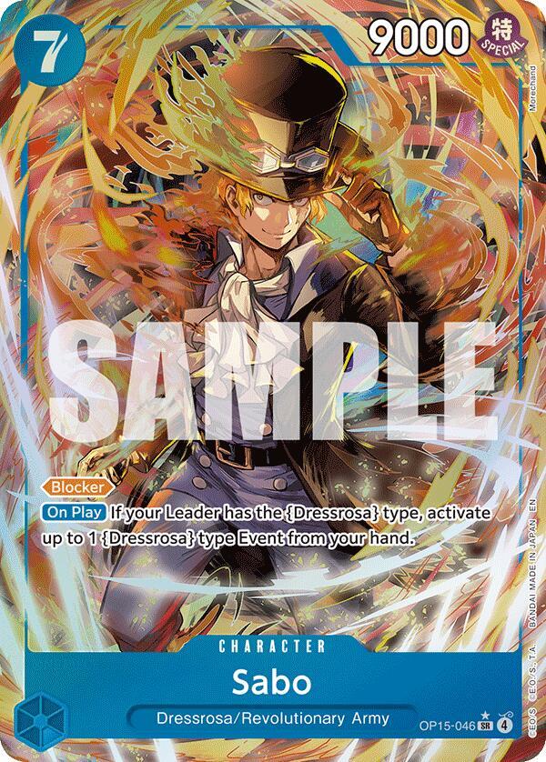 Sabo - Alternate Art - Foil (Adventure on Kami's Island)(OP15-046)(SR)