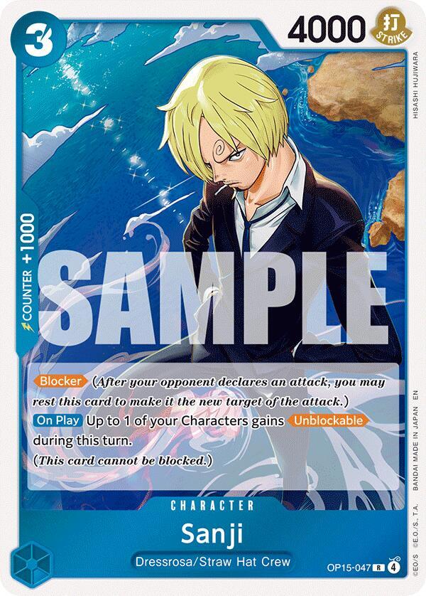 Sanji (OP15-047) - Foil (Adventure on Kami's Island)(OP15-047)(R)