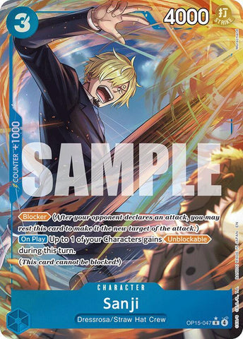 Sanji (OP15-047) - Alternate Art - Foil (Adventure on Kami's Island)(OP15-047)(R)