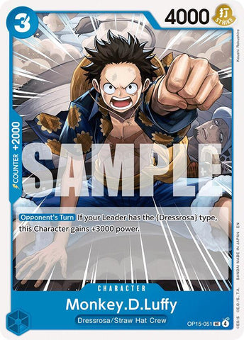 Monkey.D.Luffy (OP15-051) (Adventure on Kami's Island)(OP15-051)(UC)