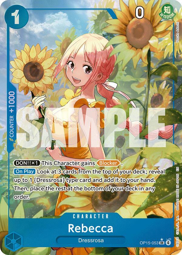 Rebecca (OP15-053) - Alternate Art - Foil (Adventure on Kami's Island)(OP15-053)(SR)