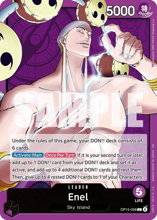 Enel (OP15-058) (Adventure on Kami's Island)(OP15-058)(L)