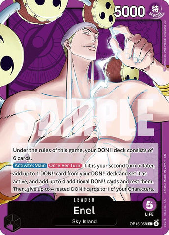 Enel (OP15-058) (Adventure on Kami's Island)(OP15-058)(L)