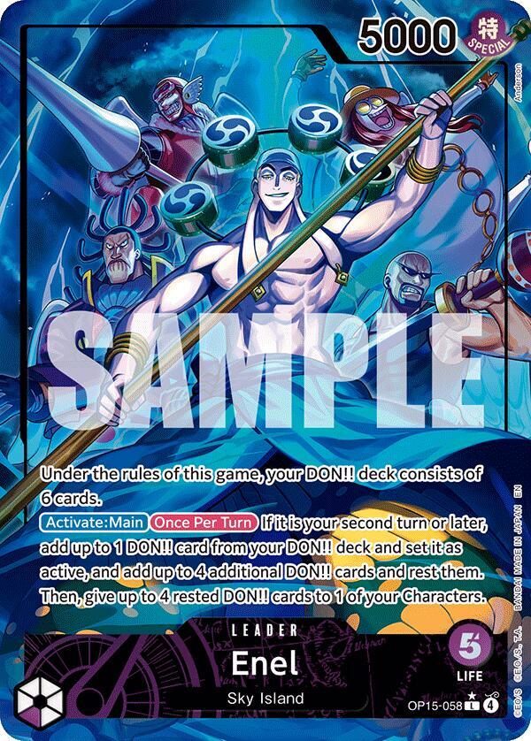 Enel (OP15-058) - Alternate Art - Foil (Adventure on Kami's Island)(OP15-058)(L)
